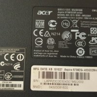 Acer ASPIRE 5738ZG на части., снимка 5 - Части за лаптопи - 32485091