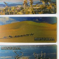 Сет три броя метални магнити от Монголия-серия-2, снимка 5 - Други ценни предмети - 28911958