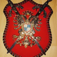 Рицарски Герб с 2 Ками за Декорация, снимка 5 - Други - 43696307