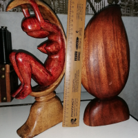 Еротични дървени фигури, снимка 2 - Статуетки - 36516505