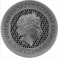 сребърна монета 1 оз 1 oz бик и мечка, снимка 2 - Нумизматика и бонистика - 39678143