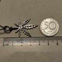Сребърен синджир с висулка (232), снимка 3 - Колиета, медальони, синджири - 43689984