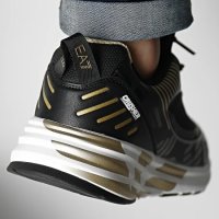 EA7 EMPORIO ARMANI № 41/42 🍊 Мъжки спортни обувки с лого "BLACK & GOLD" нови с кутия, снимка 5 - Кецове - 43774642
