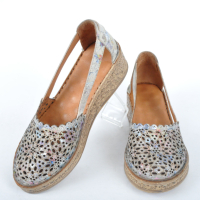 СЕЗОН'24! Летни обувки от естествена кожа с високо ходило - Два цвята, снимка 7 - Дамски ежедневни обувки - 44842024