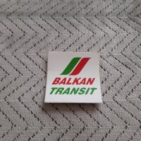 Стар стикер БГА Балкан Транзит, снимка 1 - Колекции - 43944845
