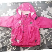 Розово дебело детско яке Ръст 80, снимка 2 - Бебешки якета и елеци - 28590729