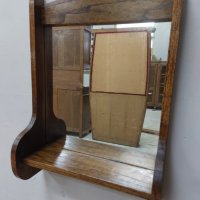 Огледало с корпус от дъбов масив, снимка 3 - Огледала - 43354022