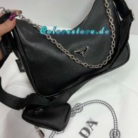Черна чанта Prada  код DS120, снимка 2 - Чанти - 31874781