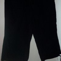 Trend one - XL- Нов  черен памучен 3/4 панталон/ бермуди за едра дама, снимка 1 - Къси панталони и бермуди - 33345275