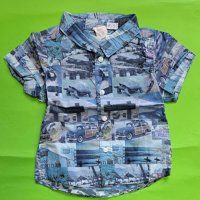 Английска детска риза- H&M, снимка 1 - Бебешки блузки - 44094459