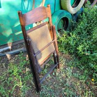Винтидж Сгъваеми столове, тапицирани,омекотени, снимка 6 - Столове - 37559675
