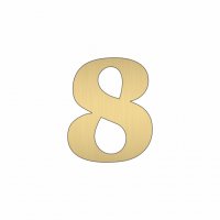Релефни Златни Цифри - Числа (номера) за стаи, апартамент, хотел или свободно писане, снимка 9 - Друго - 28357743