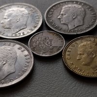 лот монети Испания - Хуан Карлос - 5 броя, снимка 6 - Нумизматика и бонистика - 39888644