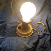 Старинна настолна , нощна лампа, снимка 4 - Настолни лампи - 39351579