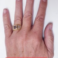 Златни плътни мъжки пръстени, снимка 6 - Пръстени - 38309263