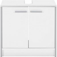 Долен шкаф за мивка в бял цвят, снимка 3 - Шкафове - 39653716