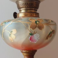 Антикварна газена лампа -19 век., снимка 2 - Антикварни и старинни предмети - 40050782