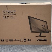 НОВ!!! Монитор LED ASUS VT207N, 19.5'', Wide, HD+, Touchscreen, DVI-D, D-Sub, USB 2.0, снимка 5 - Монитори - 43860721