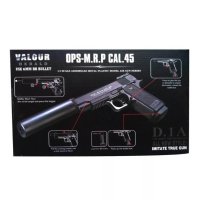 Еърсофт: Метален пистолет със заглушител - Valour Herald D.A AIRSOFT, снимка 2 - Други - 34931297