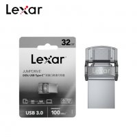 Флаш памет 32GB 64GB Lexar DUAL OTG Type C и USB 3.0, снимка 6 - USB Flash памети - 33088845