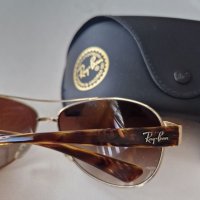 Ray Ban оригинални дамски слънчеви очила кафеви, снимка 6 - Слънчеви и диоптрични очила - 40547195