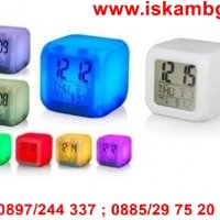 Антистрес LED часовник кубче - 7 цвята, снимка 15 - Други стоки за дома - 28508384