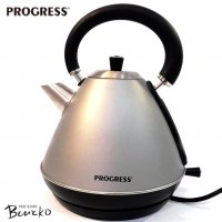 Кана във вид на чайник от неръждаема стомана Progress Ek 2649 1,7 L, 2200 W , снимка 4 - Кани - 39444356
