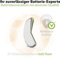 GP Бутонна батерия CR2016 Lithium 90 mAh 3 V (5 бр.) CR 2016, снимка 5 - Друга електроника - 43440818