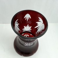  ваза цветен кристал, снимка 2 - Вази - 32739155