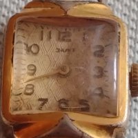 Стар механичен часовник с позлатена рамка за КОЛЕКЦИЯ 43075, снимка 2 - Други ценни предмети - 43905538