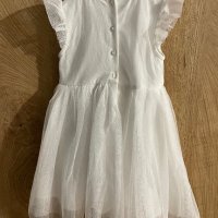 Бебешка бяла рокля с бродерий Next, снимка 3 - Бебешки рокли - 43367722