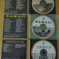 Продавам 3 оригинални CD-та с музика от Индия, Испания и Хавай, снимка 1 - CD дискове - 44130150