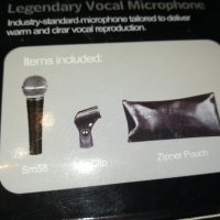 SHURE SM-58 МИКРОФОН КОМПЛЕКТ 1401220922, снимка 12 - Микрофони - 35431205