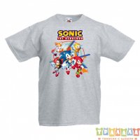 Детска тениска Соник Sonic the Hedgehog and Friends, снимка 3 - Детски тениски и потници - 32943239