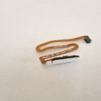 Лентов кабел пръстов отпечатък за Samsung A12/A12 Nacho/A12s A127/M12 бял употребяван, снимка 1 - Резервни части за телефони - 43184764