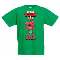 Детска тениска Nita Brawl Stars, снимка 3 - Детски тениски и потници - 32921460