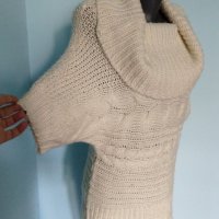 Туника тип пуловер с щедра яка - turtle neck "The limited" / голям размер, снимка 2 - Блузи с дълъг ръкав и пуловери - 33376485