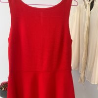 Червена рокля в размер L, снимка 6 - Рокли - 44086185