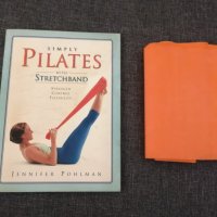 Книга и лента за пилатес,Дженифар Полман. , снимка 1 - Други спортове - 27176463