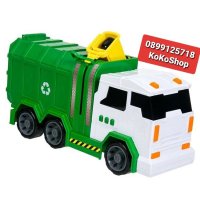 Детски боклукчийски камион със звук и светлина, снимка 1 - Коли, камиони, мотори, писти - 27163123