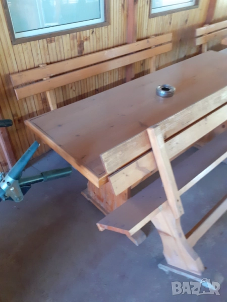 големи баварски маси и пейки 180см.- Нови, снимка 1