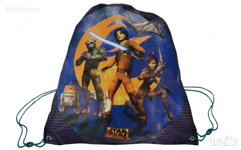Спортна раница мешка за момче Star Wars, снимка 1