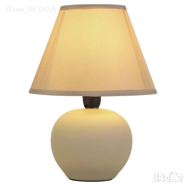 Бежова нощна лампа, снимка 1