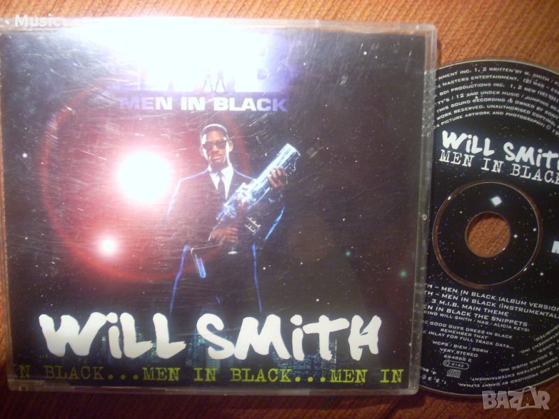  Will Smith ‎– Men In Black  - оригинален сингъл диск, снимка 1