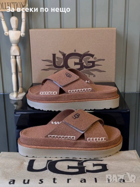 UGG Дамски Кафеви Чехли ЮДЖИДЖИ Код E719, снимка 1