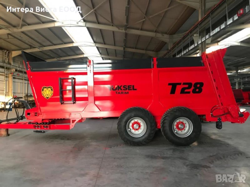 Тороразхвърлящо ремарке 28 т, снимка 1