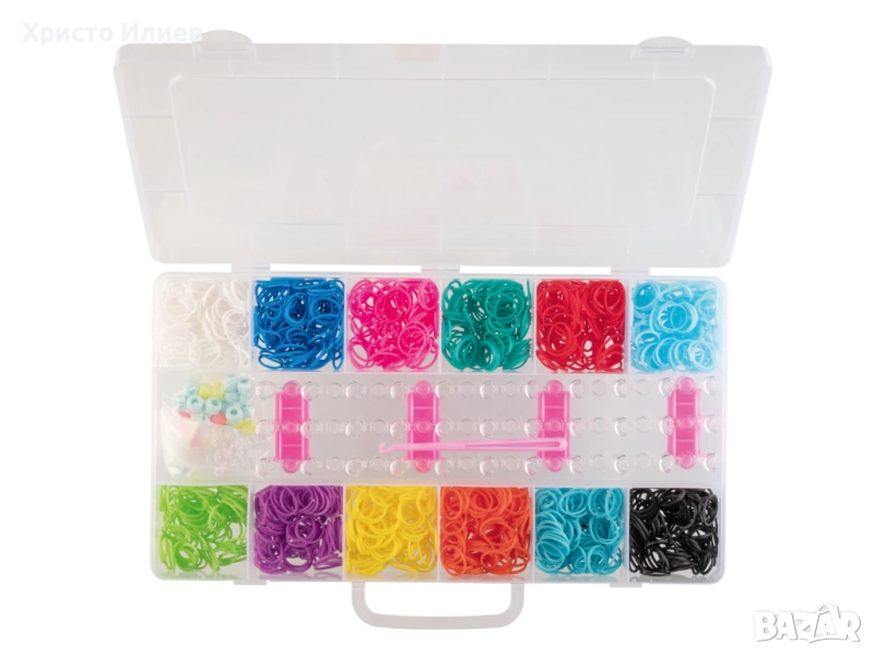 Комплект ластици за изработване на гривни, снимка 1