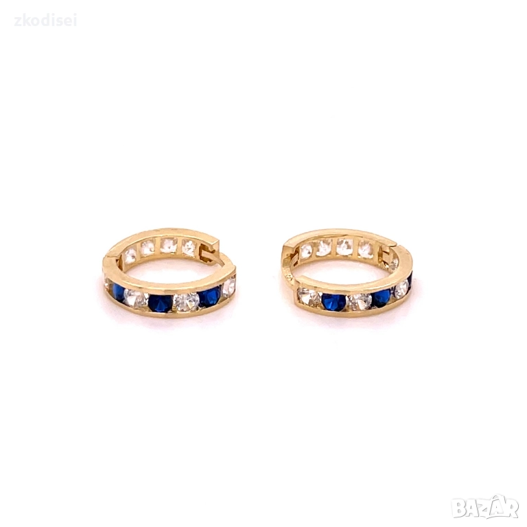 Златни обеци 1,55гр. 14кр. проба:585 модел:36371-6, снимка 1