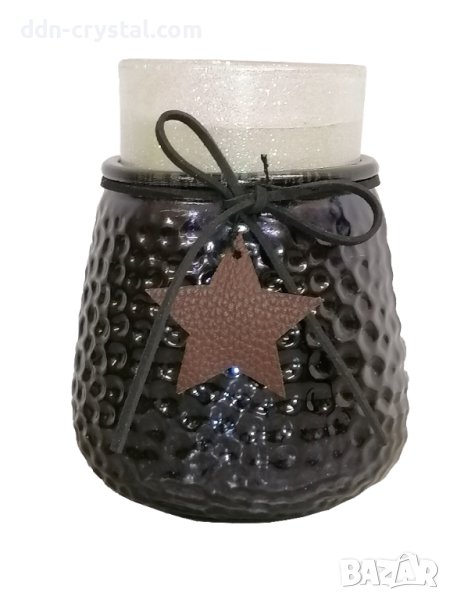 Свещник със свещ, снимка 1