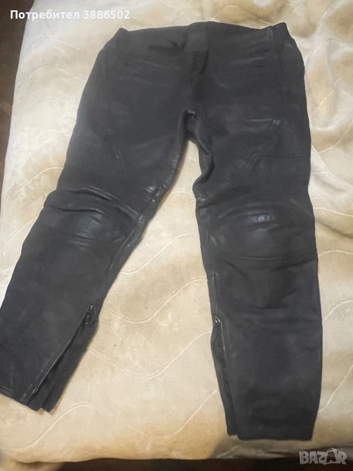 кожен панталон с протектори, снимка 1